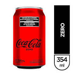 LATA DE COCA ZERO X 6 UNIDADES